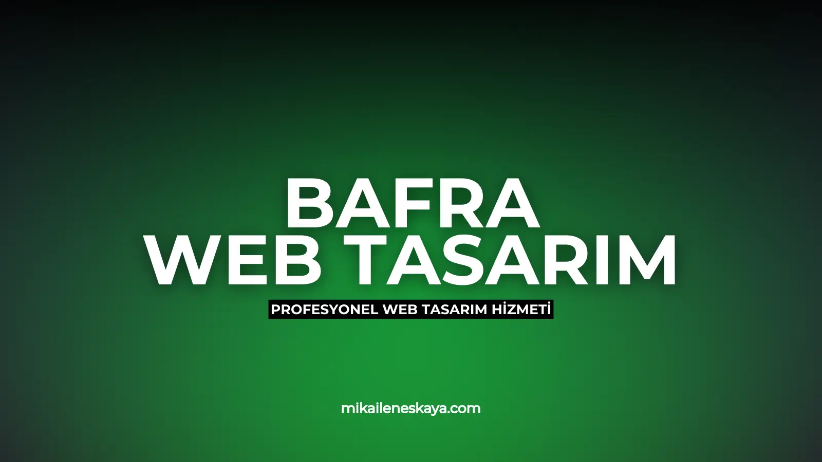 Bafra web tasarım hizmeti